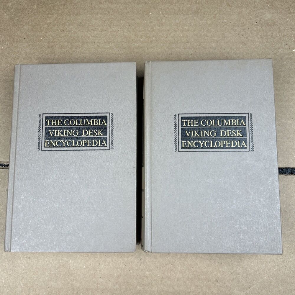 The Columbia Viking Desk Encyclopedia A-K & L-Z  (2 Volumes) 1953